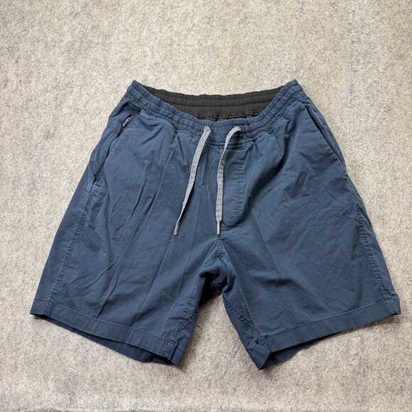 Lululemon Bowline Shorts Men M Blue Elastic 7" LM7AAPS - Picture 1 of 15